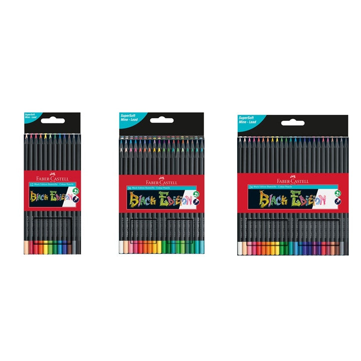 Faber-Castell Black Edition Buntstifte in verschiedenen Setgrößen | ARTMIE