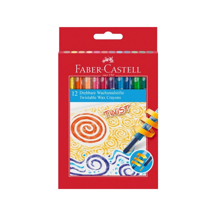 Faber-Castell ausdrehbare Wachsmalstifte Twist | verschiedene Sets | 12 ks