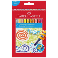 Faber-Castell ausdrehbare Wachsmalstifte Twist | verschiedene Sets | 24 ks