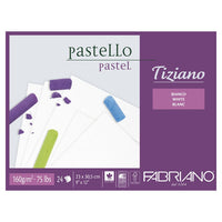FABRIANO Tiziano Pastellpapier-Block in Weiß für Künstler | ARTMIE