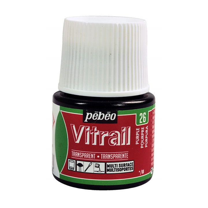 Pebeo Vitrail Glasmalfarbe 45 ml – Braun