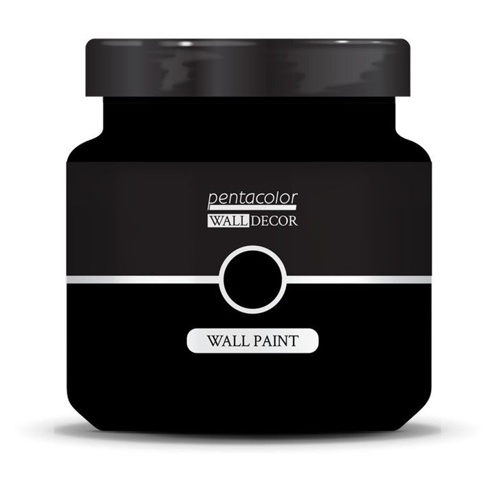 Wandfarbe Wall Decor 1000 ml | verschiedene Farbtöne | Kohleschwarz