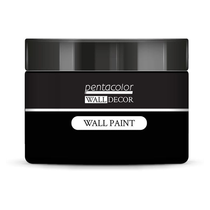 Wandfarbe Wall Decor 150 ml | verschiedene Farbtöne | Kohleschwarz