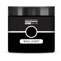 Pentart Wandfarbe 500 ml | verschiedene Farbtöne | Intensives Schwarz