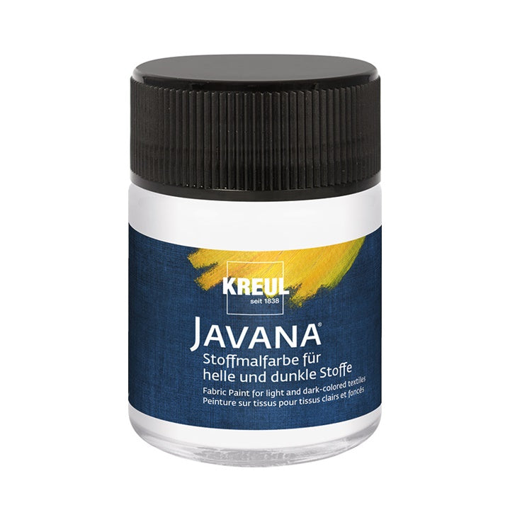JAVANA Textilfarbe mit cremiger Konsistenz für Baumwolle, Viskose und Mischgewebe.