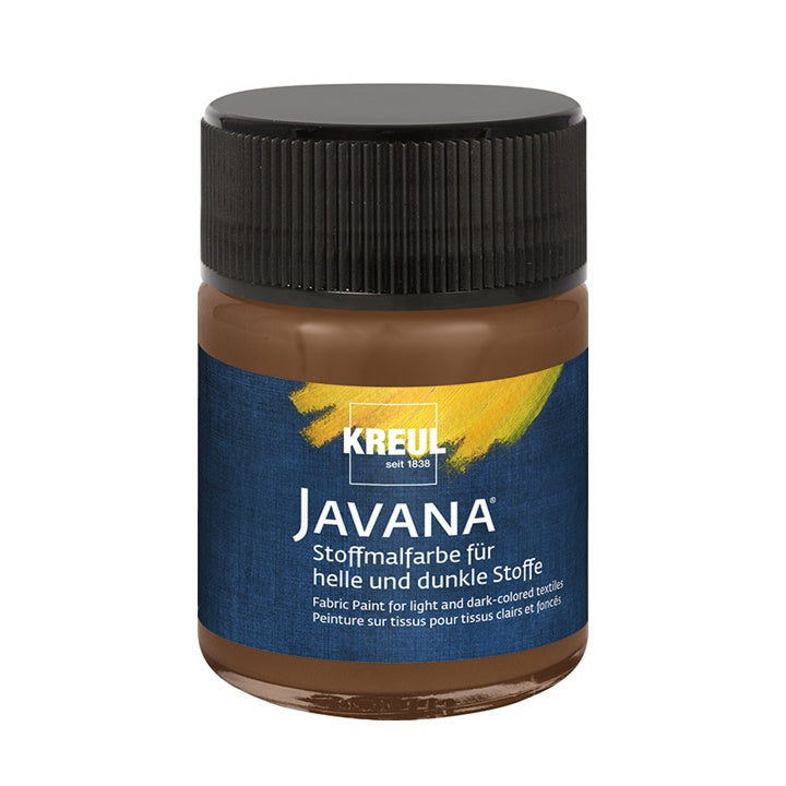 JAVANA Textilfarbe in verschiedenen Farbtönen zur Anwendung bei Schabloniertechniken.