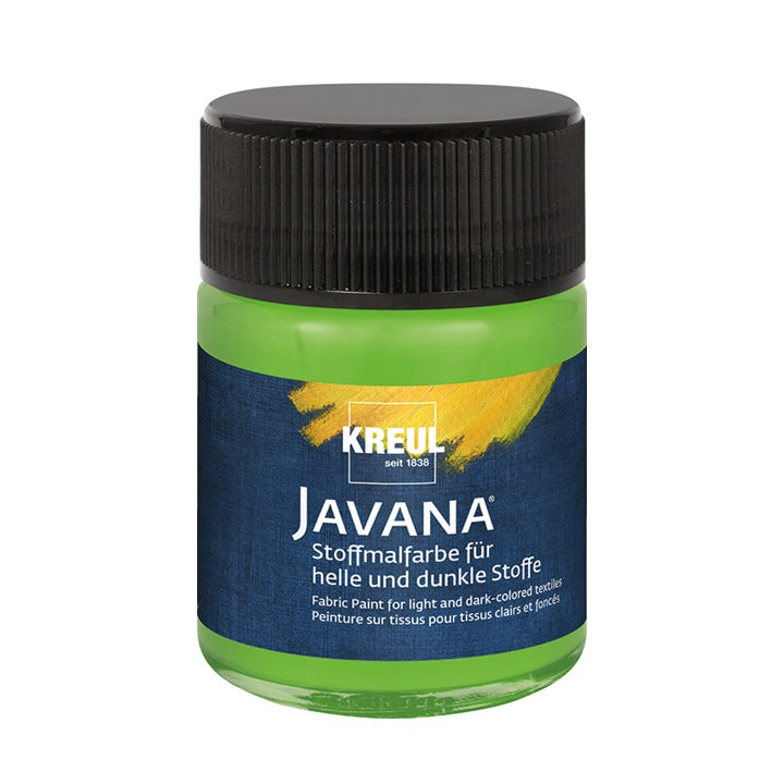 JAVANA Textilfarbe mit cremiger Konsistenz für Baumwolle, Viskose und Mischgewebe.