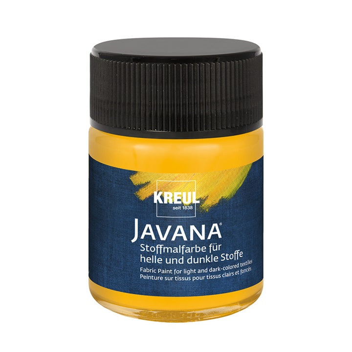 JAVANA Textilfarbe mit cremiger Konsistenz für Baumwolle, Viskose und Mischgewebe.