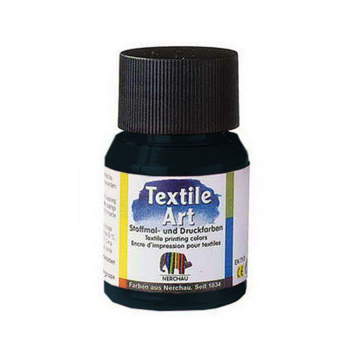 Textilfarbe für helle Stoffe 59 ml – Schwarz