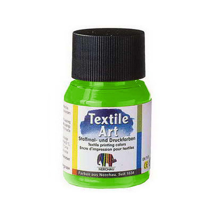 Textilfarbe für helle Stoffe 59 ml – Neon Grün