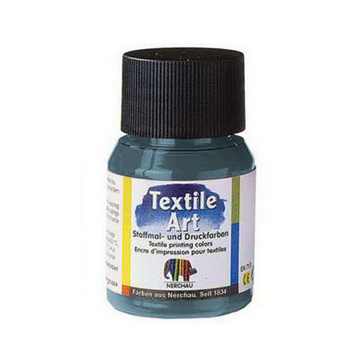 Textilfarbe für helle Stoffe 59 ml – grau