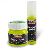 Neon Textilfarbe 50 ml | verschiedene Farbtöne — Bild 2