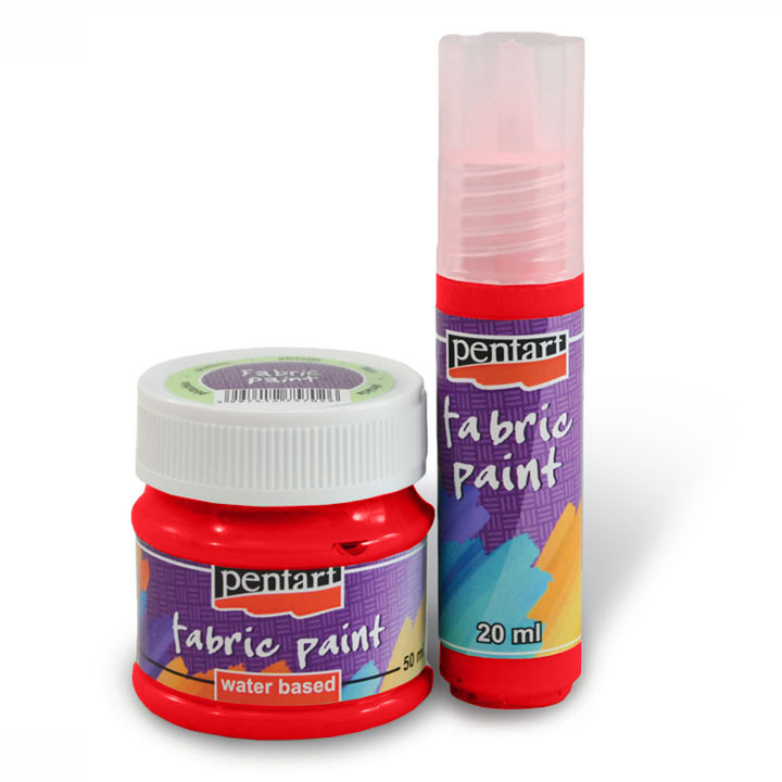 PENTART Textilfarbe - 20 ml | verschiedene Farben | 3491 - rot