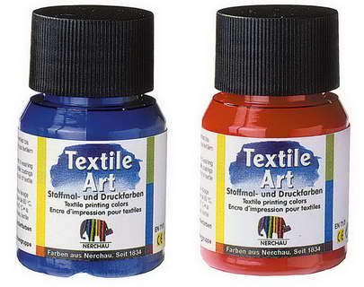 Stoffmalfarbe für dunkle Textilien 59ml | verschiedene Farbtöne