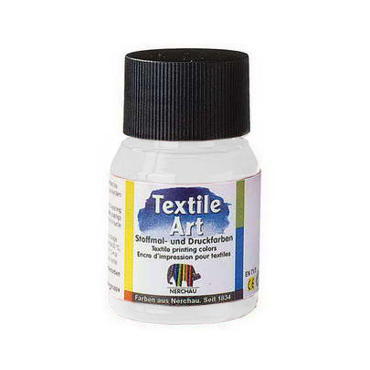 Stoffmalfarbe für dunkle Textilien 59ml | verschiedene Farbtöne | weiß