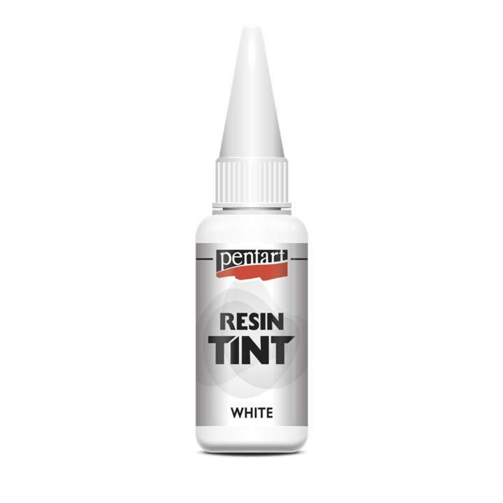 Farbtinte mit hohem Pigmentgehalt zur tropfenweisen Dosierung in Epoxidharz.