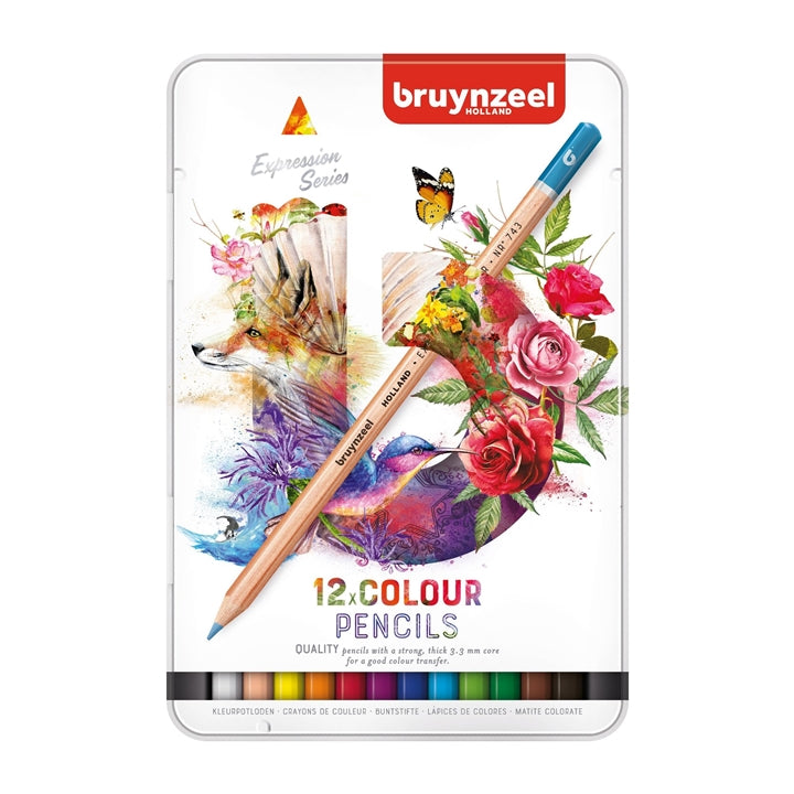 bruynzeel Expression Series Buntstifte im Metall-Etui | verschiedene Sets | 12 ks