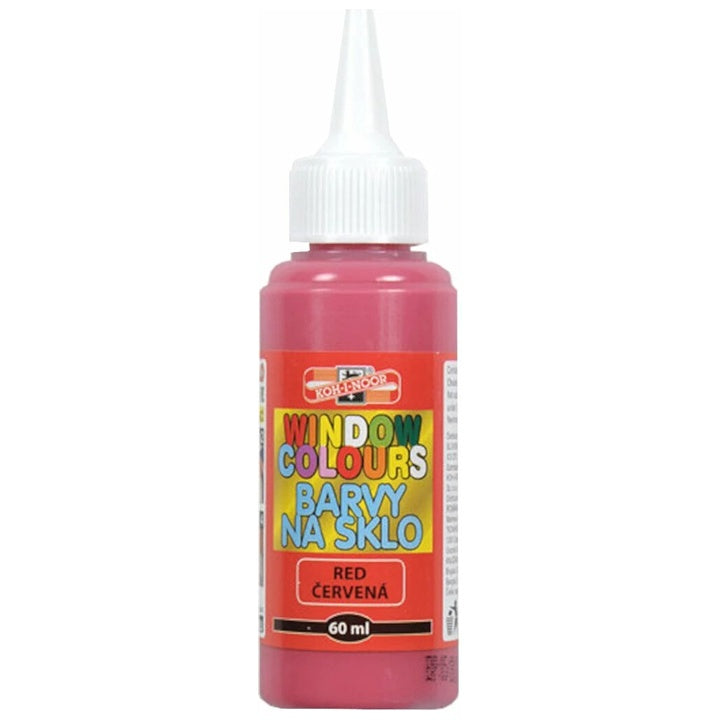 KOH-I-NOOR Glasmalfarbe 60 ml | verschiedene Farbtöne | Rot