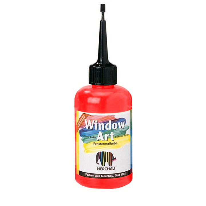 Window Art Glasmalfarbe 80 ml | verschiedene Farbtöne | rot