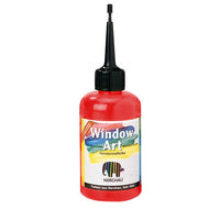 Window Art Glasmalfarbe 80 ml | verschiedene Farbtöne | Glitzerrot