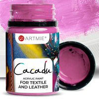 ARTMIE Cacadu Textil- und Lederfarbe 50 ml – 8 Rosa