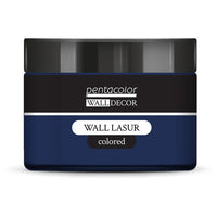 Farbige Wandlasur 150 ml | verschiedene Farbtöne | Stahlblau