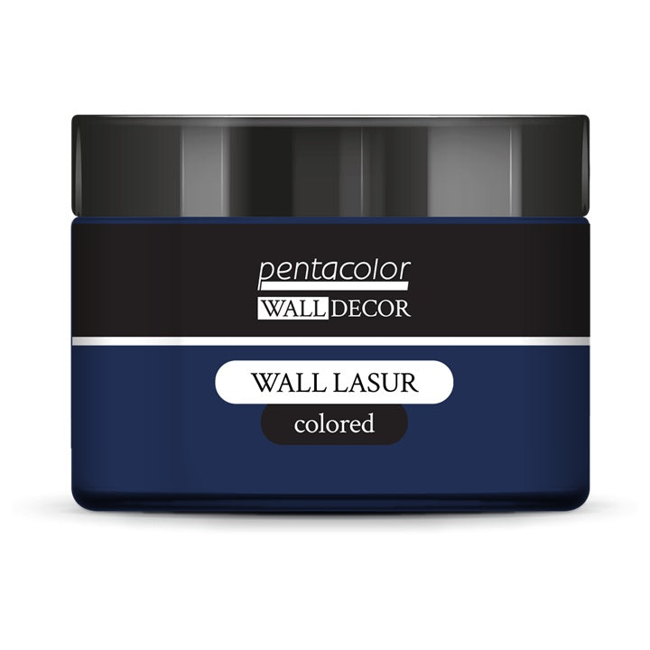 Farbige Wandlasur 150 ml | verschiedene Farbtöne | Stahlblau