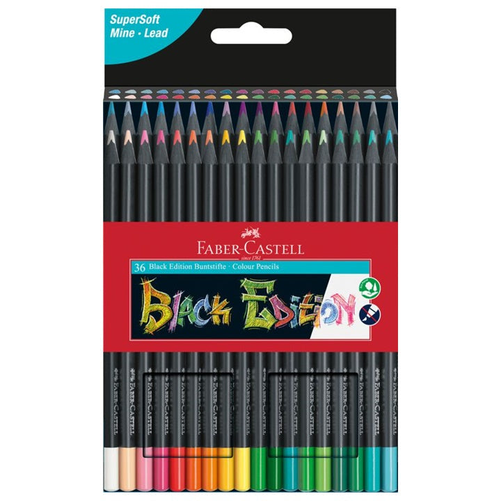 Faber-Castell Black Edition Buntstifte | verschiedene Sets | set 36 ks