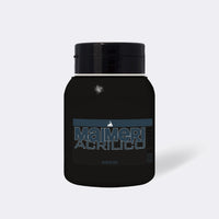 Feine Acrylfarbe MAIMERI Acrilico 1000 ml – Karbonschwarz