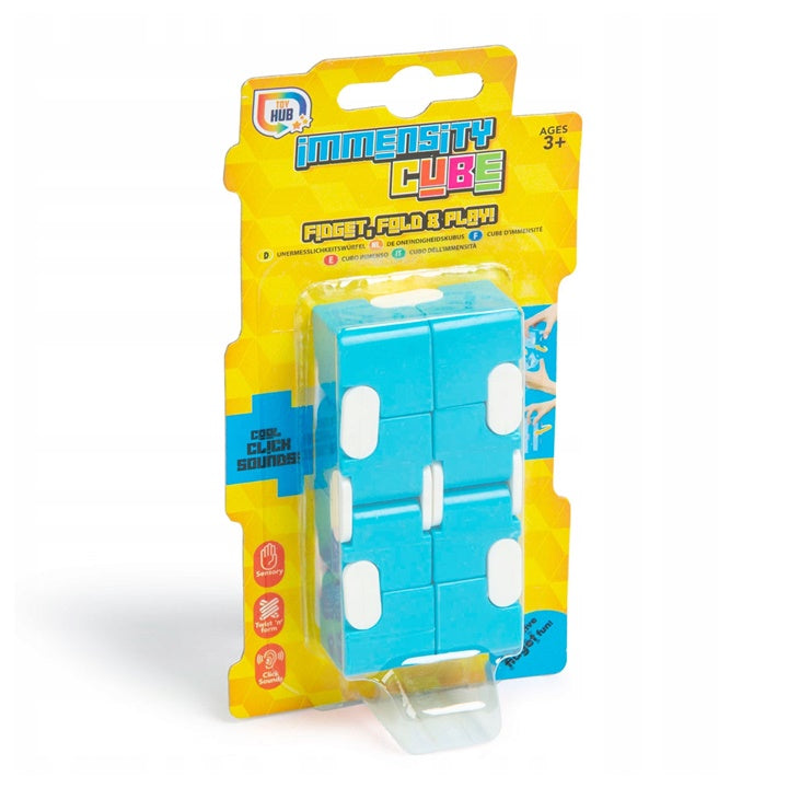 Blauer Fidget Antistress-Würfel für Konzentration und Entspannung | ARTMIE