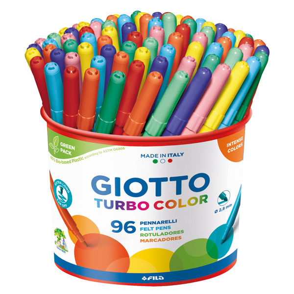 Filzstifte GIOTTO Turbo Color dünn 96 Stk.