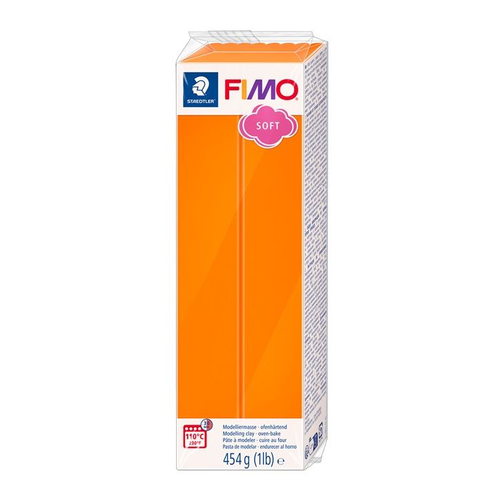 FIMO Soft Modelliermasse 454 g – Mandarine