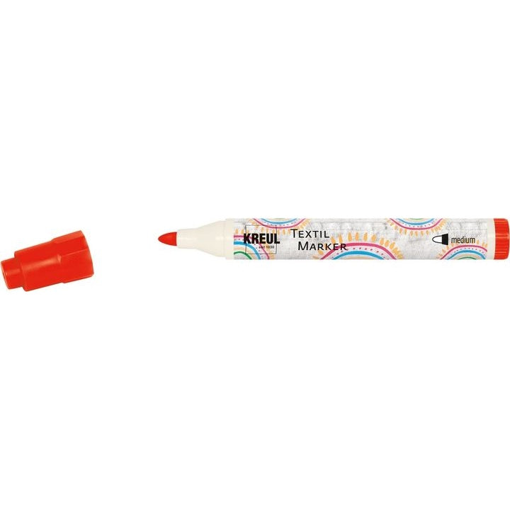 KREUL Textilmarker Medium | verschiedene Farbtöne | rot