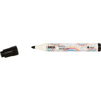 KREUL Textilmarker Medium | verschiedene Farbtöne | schwarz
