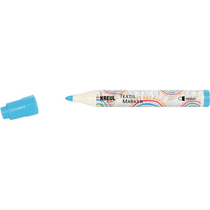 KREUL Textilmarker Medium | verschiedene Farbtöne | Light Blue