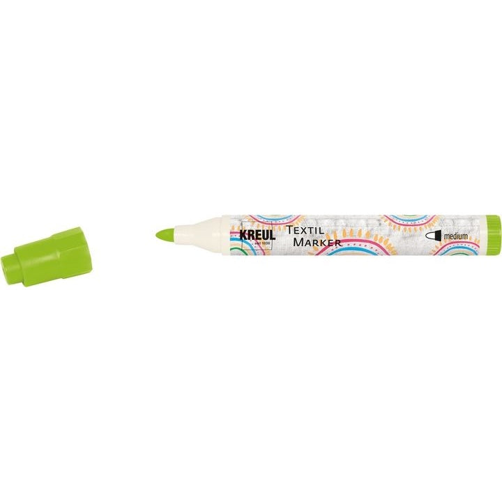 KREUL Textilmarker Medium | verschiedene Farbtöne | Light Green