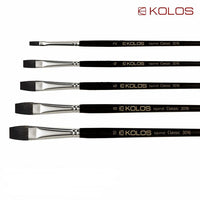 Flachpinsel aus Fehhaar KOLOS Classic 3016 für Aquarellmalerei | ARTMIE