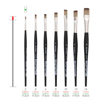 Flachpinsel Synthetics 3374 - da Vinci | verschiedene Größen — Bild 1