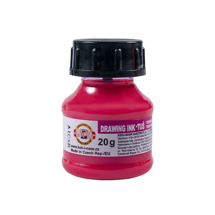Fluoreszierende Zeichentusche Koh-I-Noor 20 g – Rosa