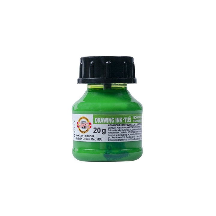 Fluoreszierende Zeichentusche Koh-I-Noor 20 g – Grün