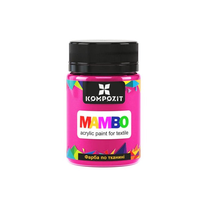 Fluoreszierende Textil- und Lederfarbe MAMBO 50 ml – 84 fluoreszierendes Pink