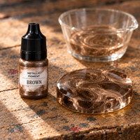 Flüssiges Metallic-Pigment für Harz 5 ml – Braun (Brown)