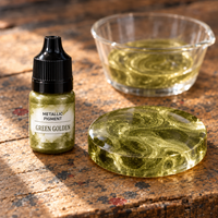 Flüssiges Metallic-Pigment für Harz 5 ml – Grüngold (Green Golden)