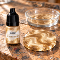 Flüssiges Metallic-Pigment für Harz 5 ml – Hellgold (Golden – light)