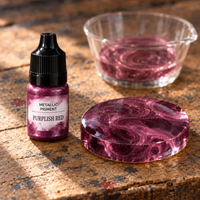 Flüssiges Metallic-Pigment für Harz 5 ml – Purpurrot (Purplish Red)