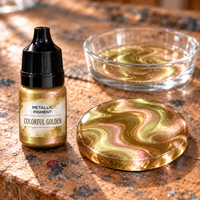 Flüssiges Metallic-Pigment für Harz 5 ml – Schimmerndes Gold (Colorful Gold)
