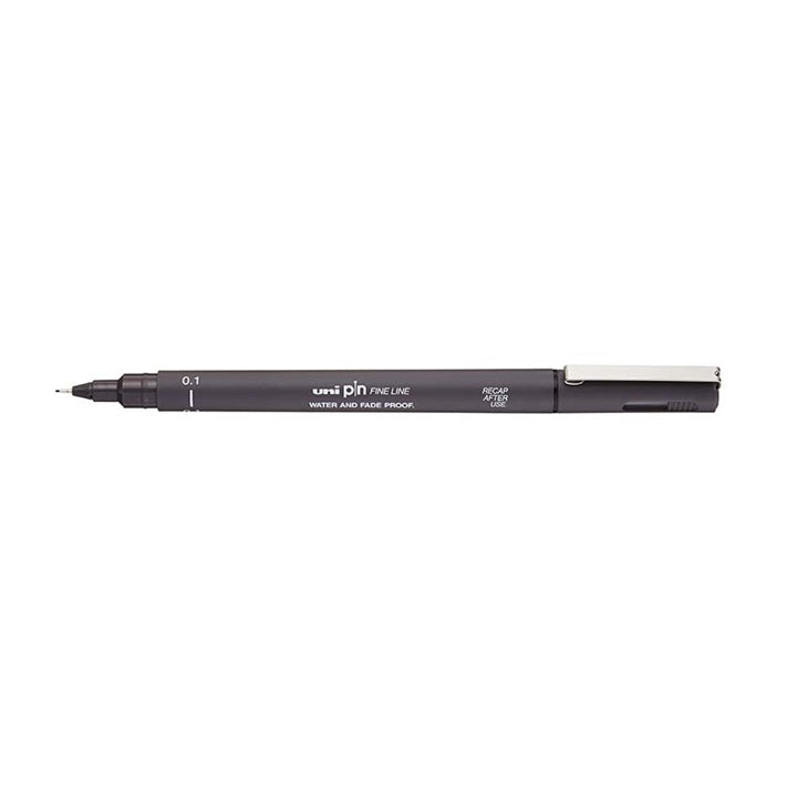 UNI PIN Fineliner 0.1 mm – verschiedene Farben – dunkelgrau