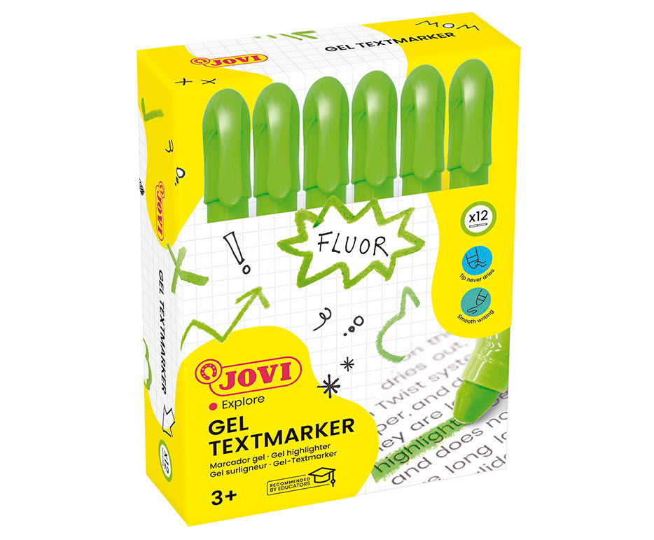 Gel-Textmarker JOVI – Grün