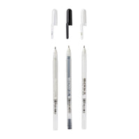 Gelschreiber SAKURA Gelly / 3-teiliges Set (Klar, Schwarz, Weiß)