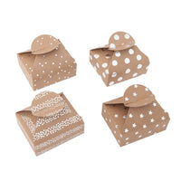 Elegante Geschenkboxen mit Silbermuster für kleine Präsente | ARTMIE